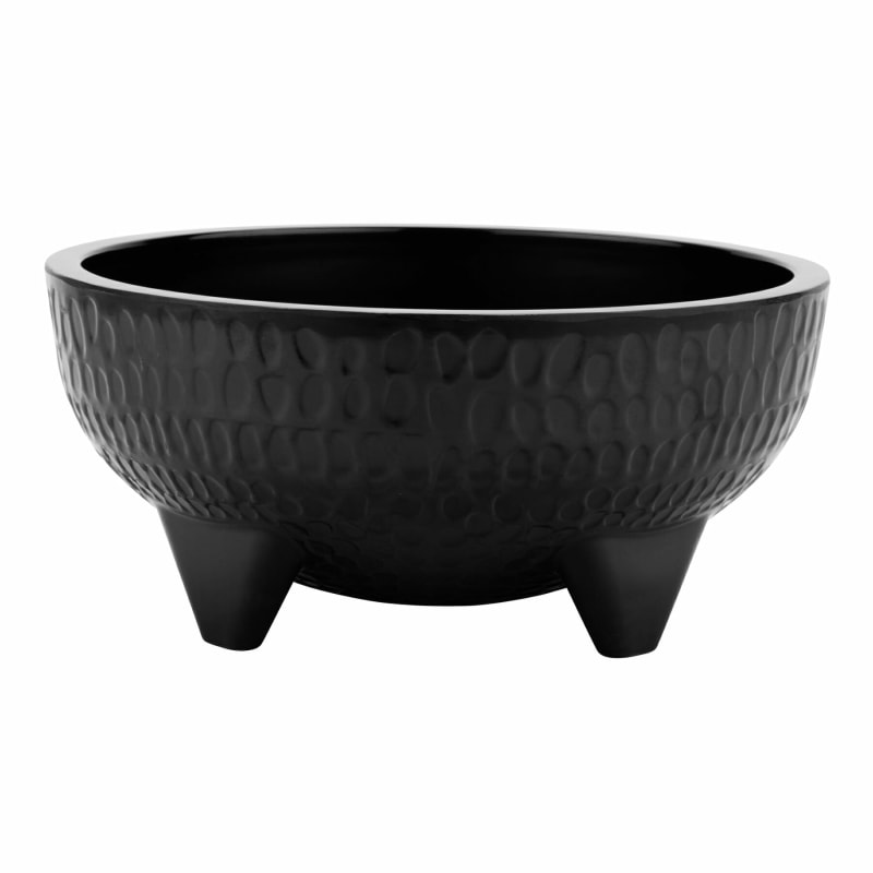 G.E.T. Enterprises MOJ-801-BK Viva Mexico 4oz. Round Black Melamine Bowl