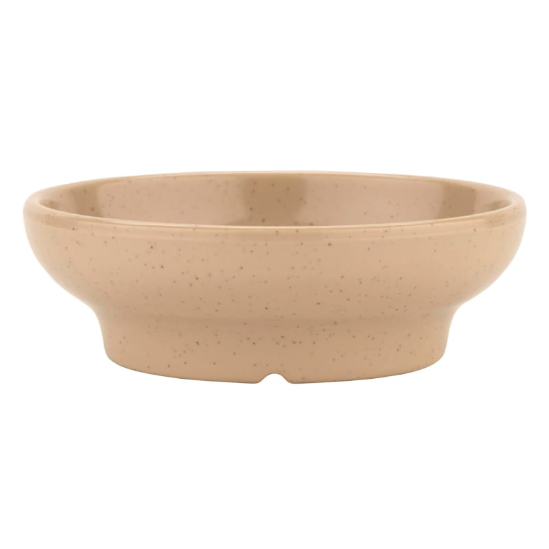 G.E.T. Enterprises SD-05-S Viva Mexico 5oz. Round Sandstone Melamine Salsa Dish