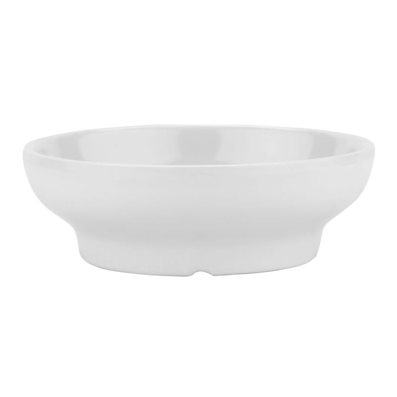 G.E.T. Enterprises SD-05-W Viva Mexico 5oz. Round White Melamine Salsa Dish