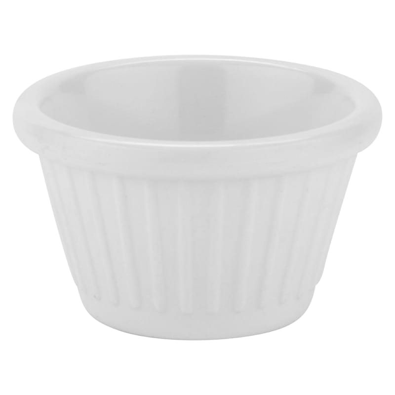 G.E.T. Enterprises F-615-W 1.5 oz. Round White Melamine Ramekin