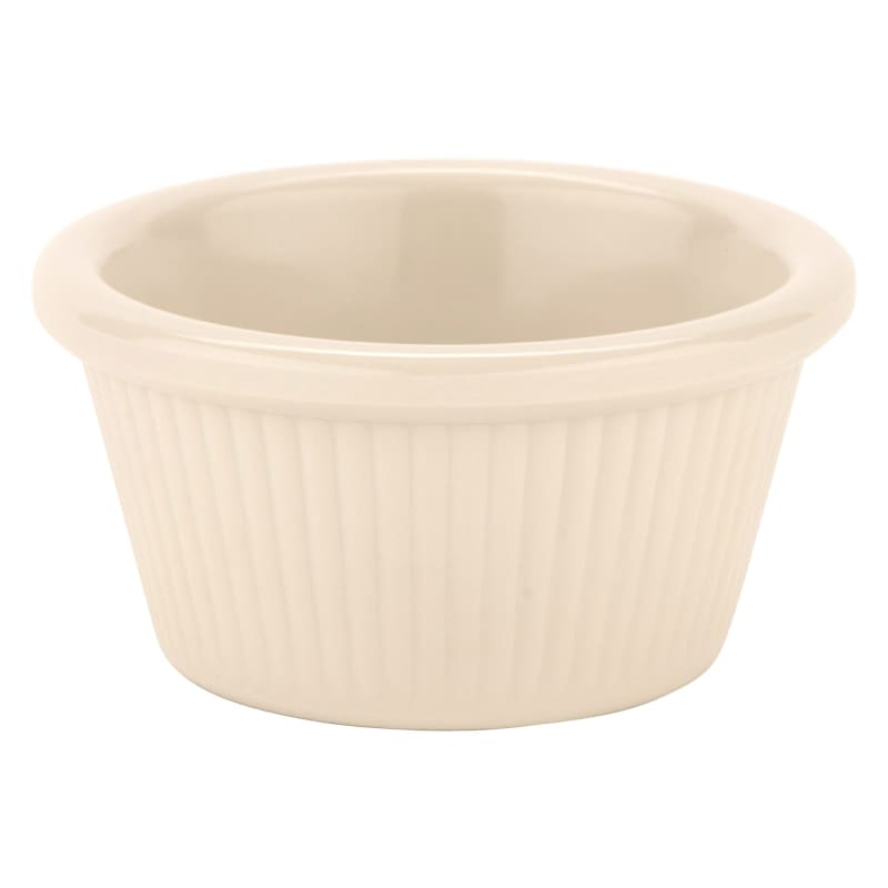 G.E.T. Enterprises RM-387-IV 2 oz. Round Ivory Melamine Ramekin