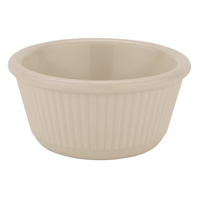 G.E.T. Enterprises RM-389-IV 3 oz. Round Ivory Melamine Ramekin
