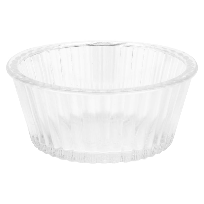 G.E.T. Enterprises ER-404-CL 4 oz. Round Clear SAN Plastic Ramekin