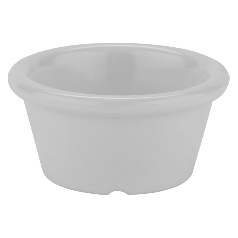 G.E.T. Enterprises S-620-W 2 oz. Round White Melamine Ramekin