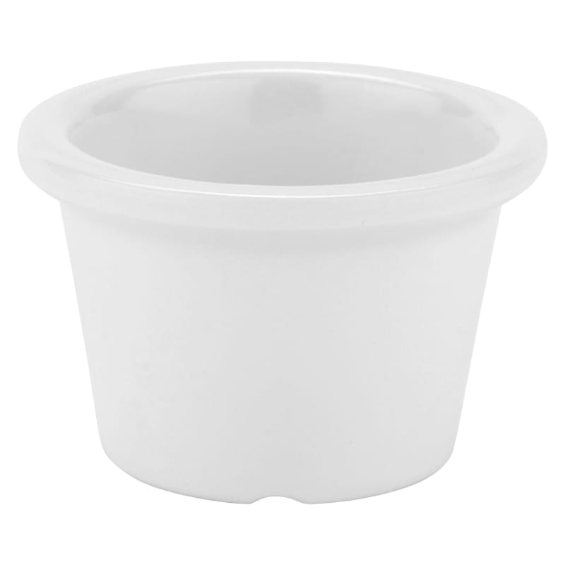 G.E.T. Enterprises S-610-W 1.5 oz. Round White Melamine Ramekin