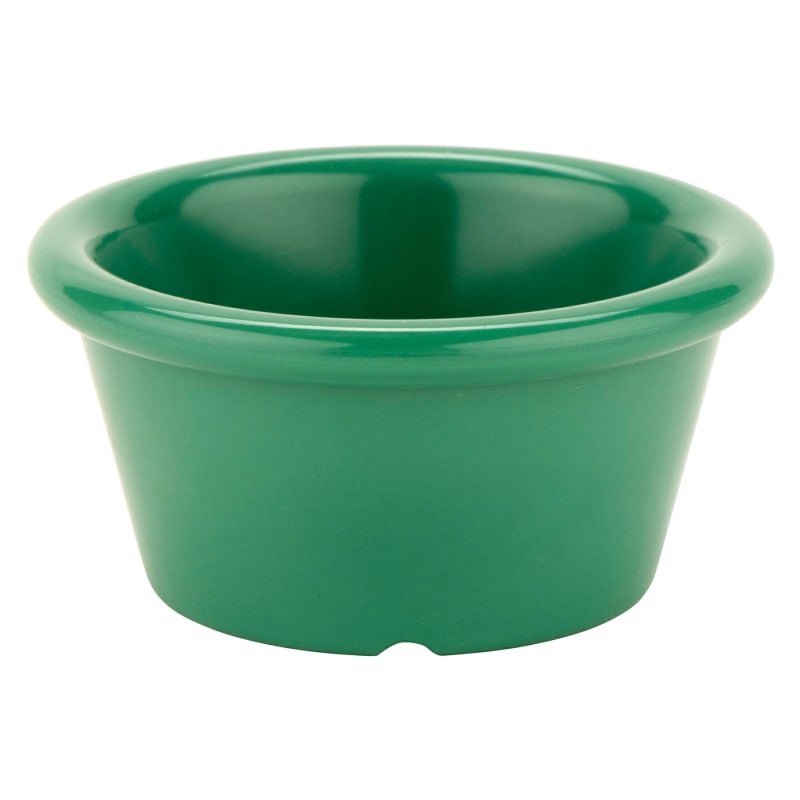 G.E.T. Enterprises S-620-FG 2 oz. Round Rainforest Green Melamine Ramekin