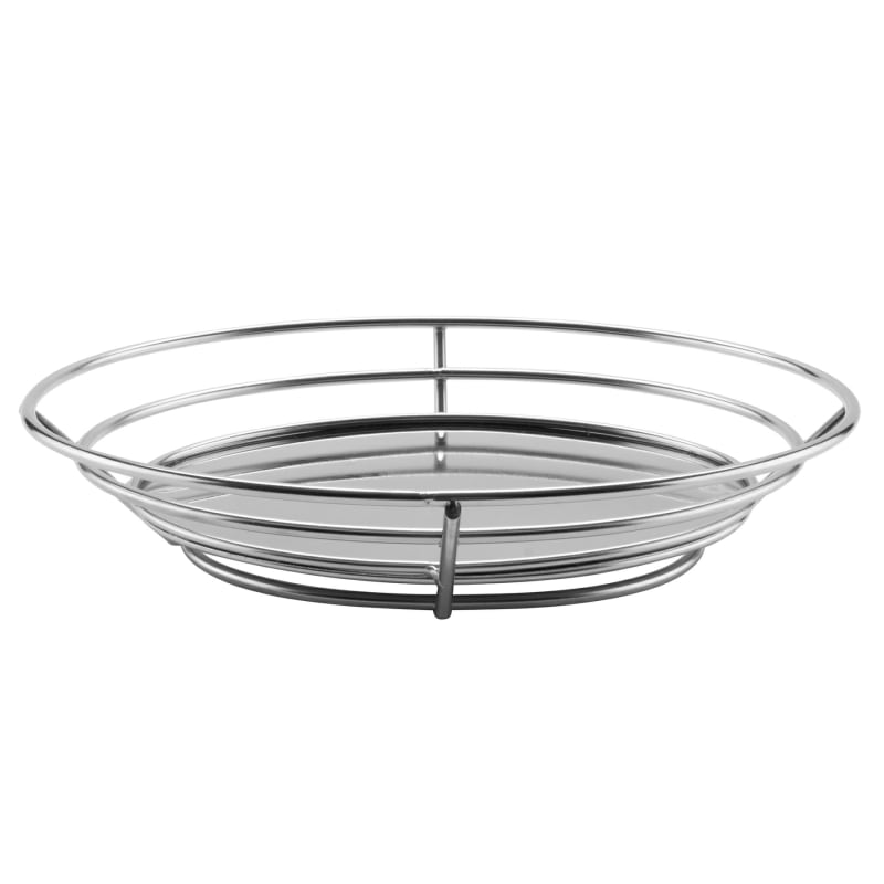 Clipper Mill by G.E.T. Enterprises 4-83850 Wire Baskets oz. Oval Silver Stainless Steel Basket