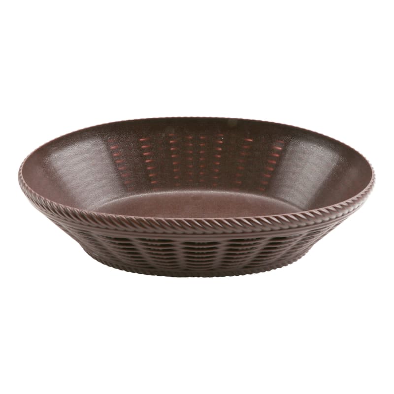 G.E.T. Enterprises RB-900-BR Multi-Tasking Baskets oz. Oval Brown Polypropylene Basket
