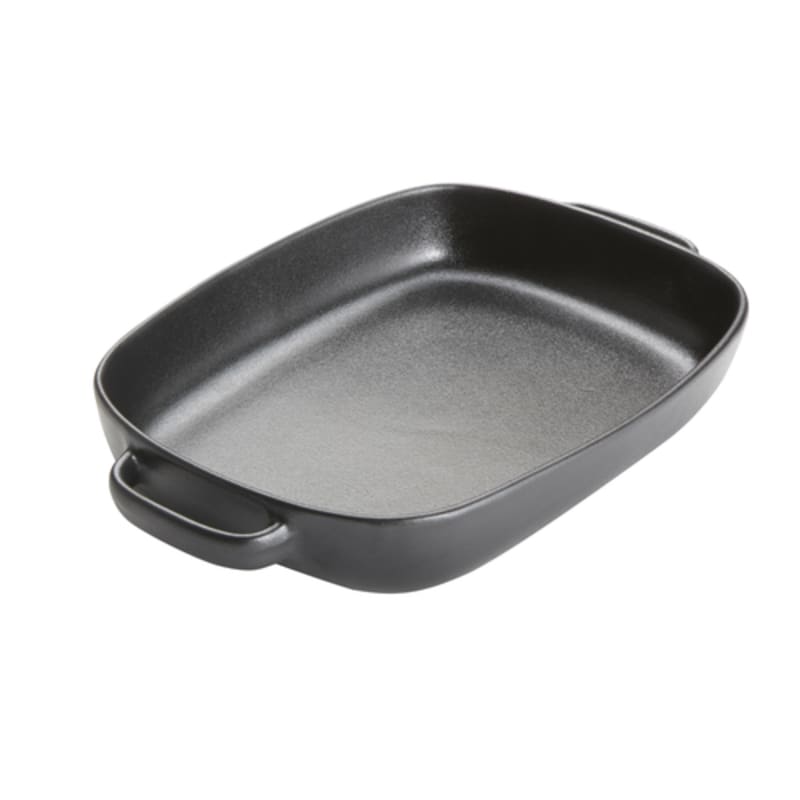 American Metalcraft PBB13 64 oz. Rectangle Matte Black Porcelain Casserole Dish