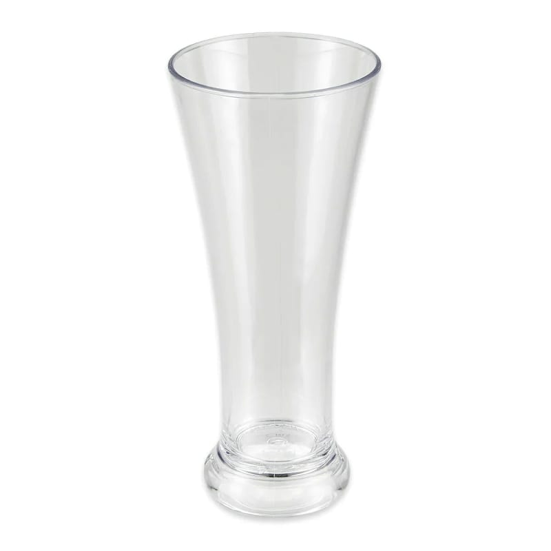 G.E.T. P-12-1-CL 12oz. Round Clear SAN Plastic Pilsner Glass