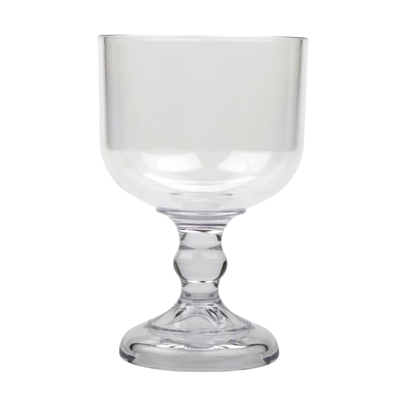 G.E.T. SW-1428-1-SAN-CL Roc N' Roll™ 36oz. Round Clear SAN Plastic Schooner Glass