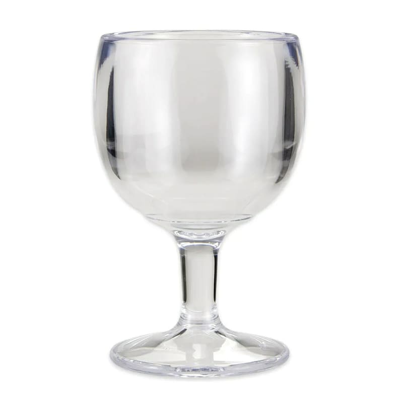 G.E.T. GOB-20-1-SAN-CL 20oz. Round Clear SAN Plastic Schooner Glass