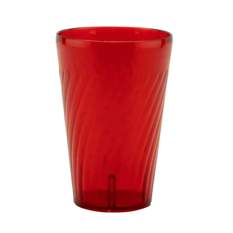 G.E.T. 2224-1-R Tahiti™ 24oz. Round Red SAN Plastic Tumbler