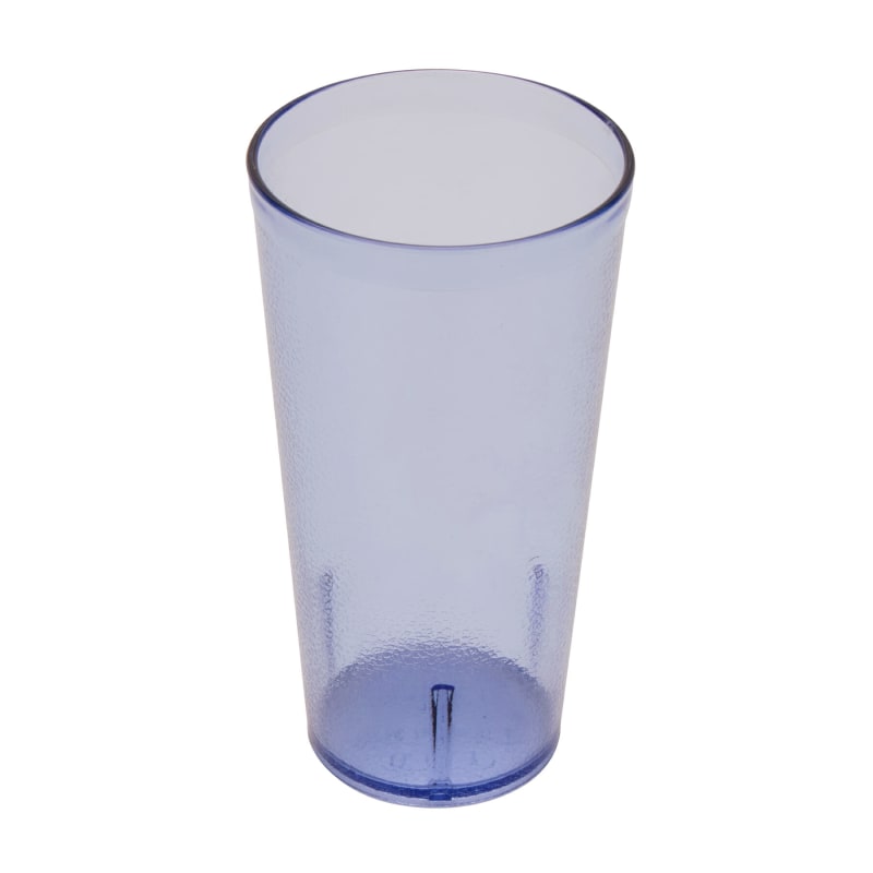 G.E.T. 6620-1-BL Textured 20oz. Round Blue SAN Plastic Tumbler