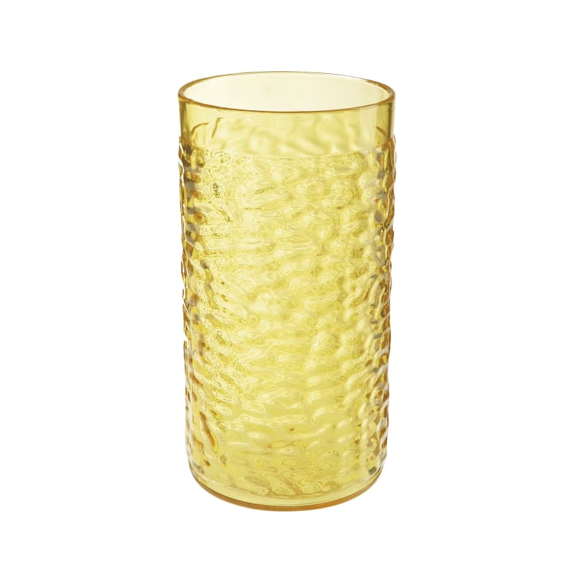 G.E.T. 3316-Y Waikiki™ 16oz. Round Yellow SAN Plastic Tumbler