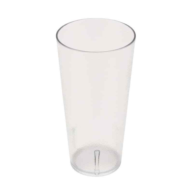 G.E.T. 6624-1-CL Textured 24oz. Round Clear SAN Plastic Tumbler