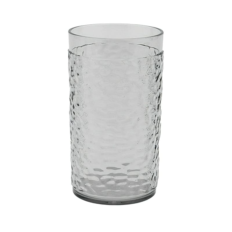 G.E.T. 3312-SM Waikiki™ 12oz. Round Smoke SAN Plastic Tumbler