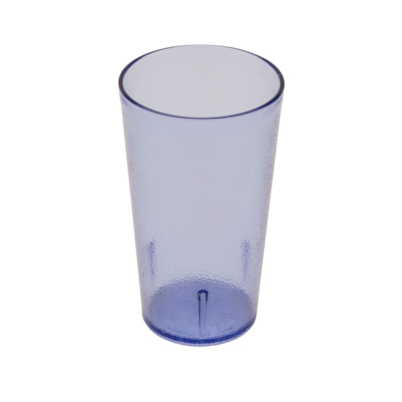 G.E.T. 6612-1-BL Textured 12oz. Round Blue SAN Plastic Tumbler