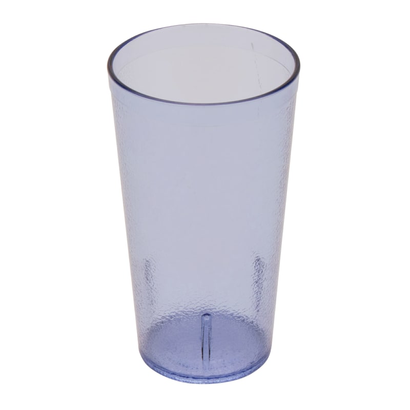 G.E.T. 6616-1-BL Textured 16oz. Round Blue SAN Plastic Tumbler