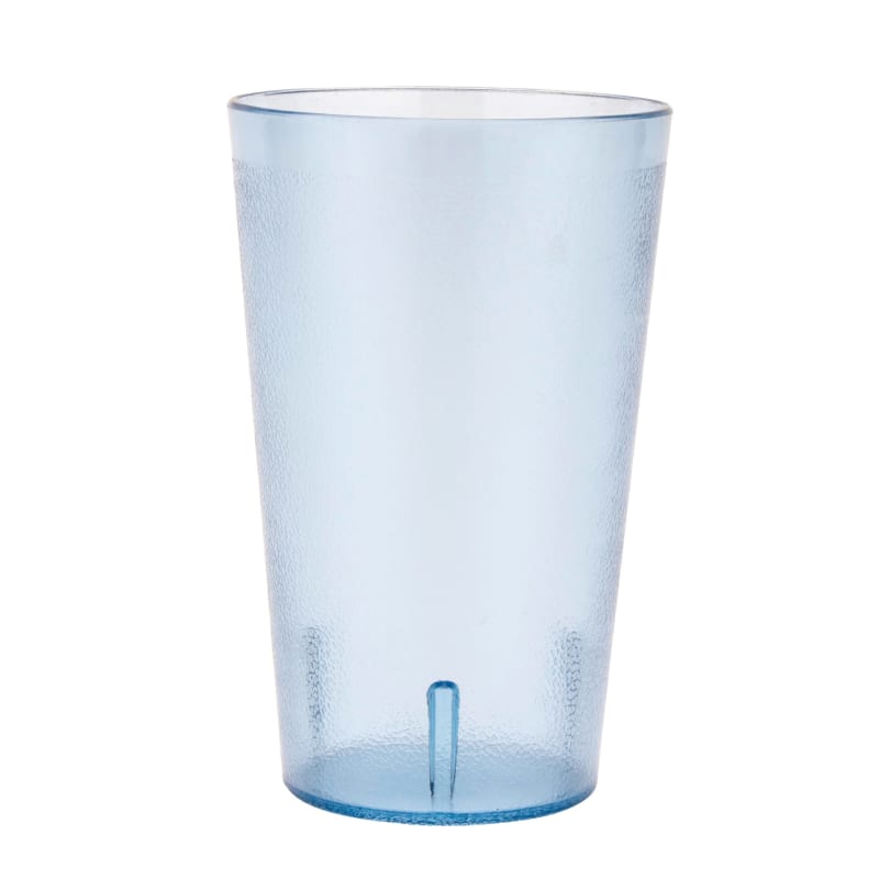 G.E.T. 5032-1-BL Textured 32oz. Round Blue SAN Plastic Tumbler