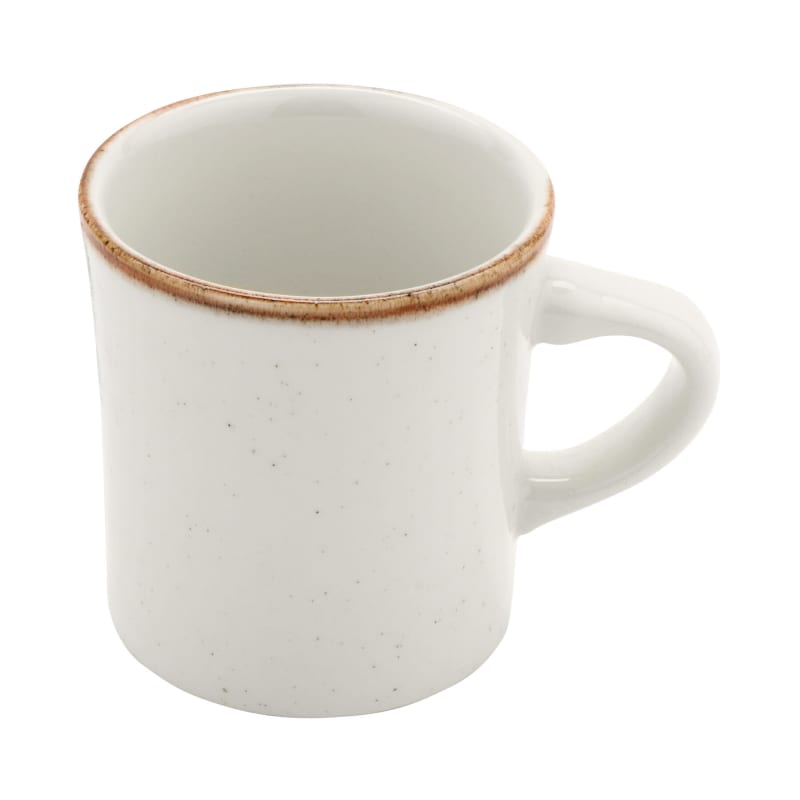 G.E.T. Enterprises PP1605726424 Corona Artisan Beige 11oz. Beige Porcelain Mug