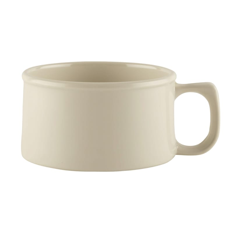 G.E.T. Enterprises BF-080-IV Diamond Ivory 11oz. Ivory Melamine Mug