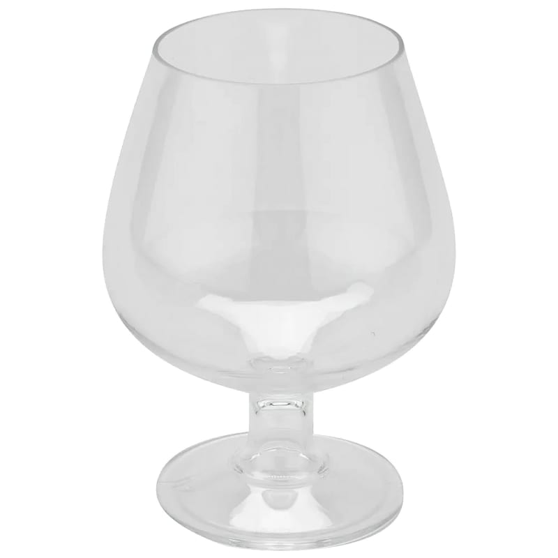 G.E.T. BRA-2-PC-CL 16oz. Round Clear Polycarbonate Brandy Glass