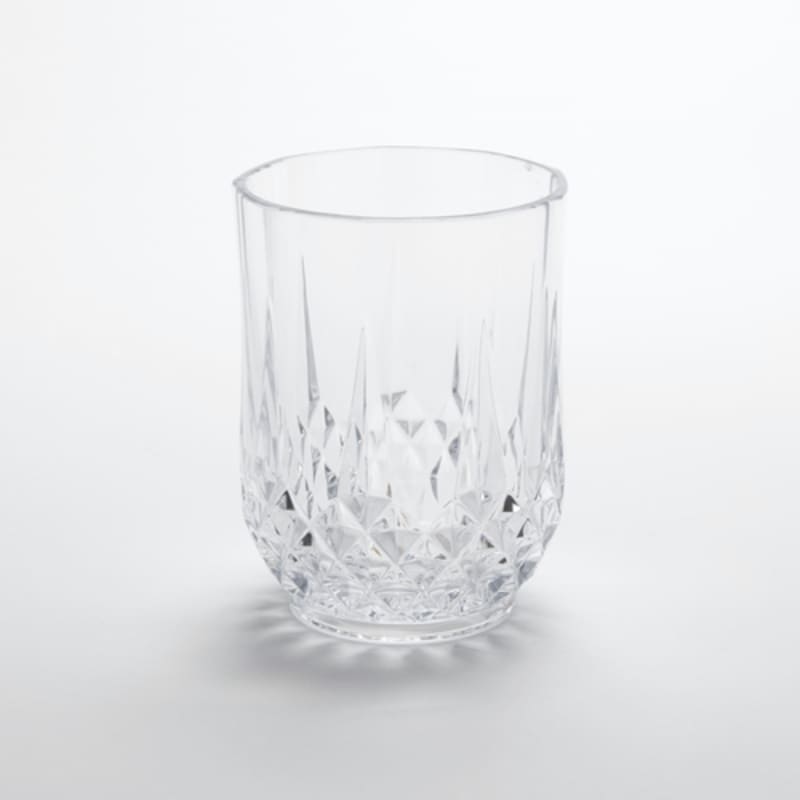 American Metalcraft BHR14 Hadley Collection 14 oz. Clear Tritan Double Old Fashioned Glass