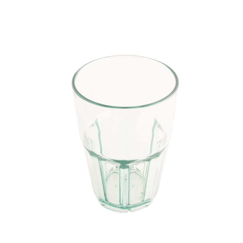 G.E.T. 9914-1-JA Bahama™ 14oz. Round Jade SAN Plastic Double Rocks Tumbler