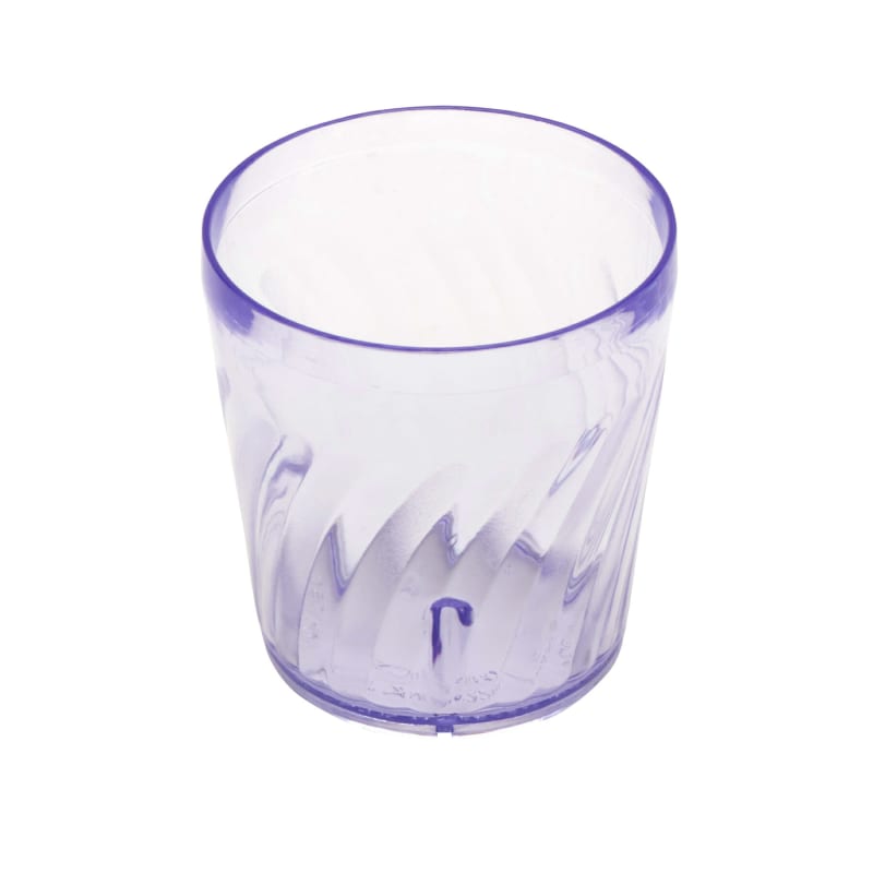 G.E.T. 2209-1-BL Tahiti™ 9oz. Round Blue SAN Plastic Rocks Tumbler