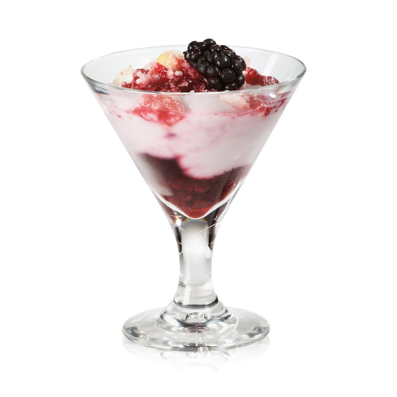 G.E.T. SW-1430-1-CL Roc N' Roll™ 3oz. Round Clear SAN Plastic Martini Glass