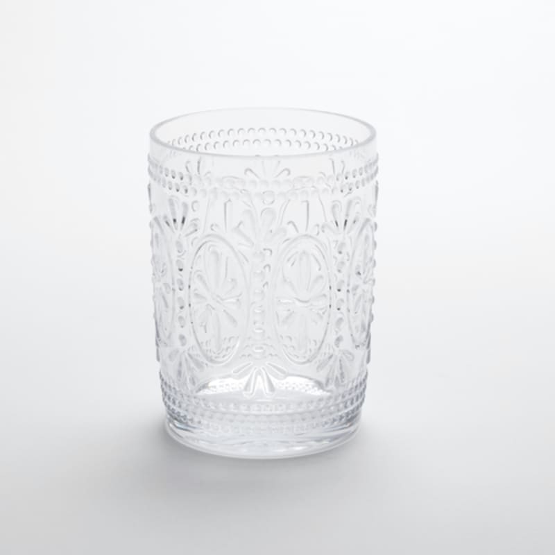 American Metalcraft BLR14 Lilli Collection 14 oz. Clear Tritan Double Old Fashioned Glass