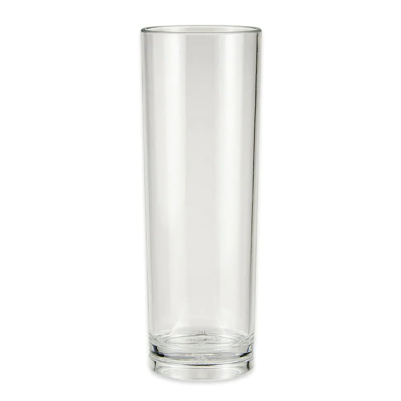 G.E.T. H-14-1-SAN-CL 14oz. Round Clear SAN Plastic Tom Collins Glass
