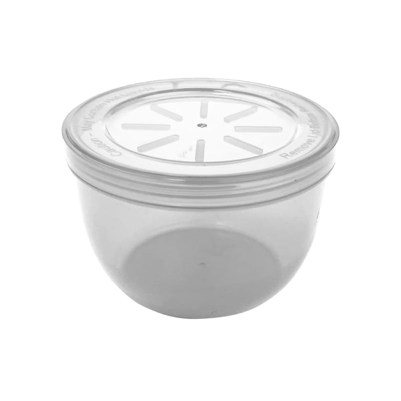 G.E.T. Enterprises EC-24-1-CL 16 oz. Clear, Polypropylene, Soup Reusable Container, (18 oz. rim-full), 4.375" Top Dia., 2.9" Height Reusable Takeout Container