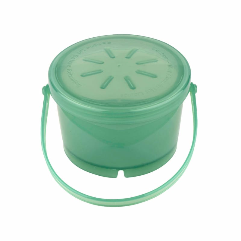 G.E.T. Enterprises EC-07-1-JA 12 oz. Rim-Full, Polypropylene, Jade, Soup Reusable Container with Handle, 4.25" Top Dia., 2.75" Tall Reusable Takeout Container