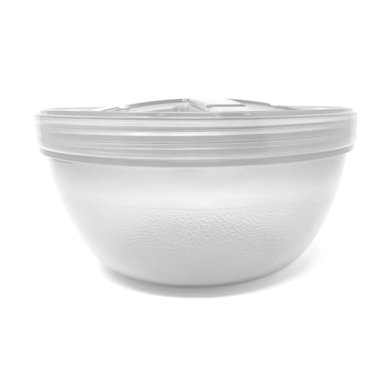 G.E.T. Enterprises EC-26-1-CL 32 oz. Polypropylene, Clear, Reusable Soup Container, (41 oz. Rim-Full), 6.5" Top Dia., 3.25" Tall Reusable Takeout Container