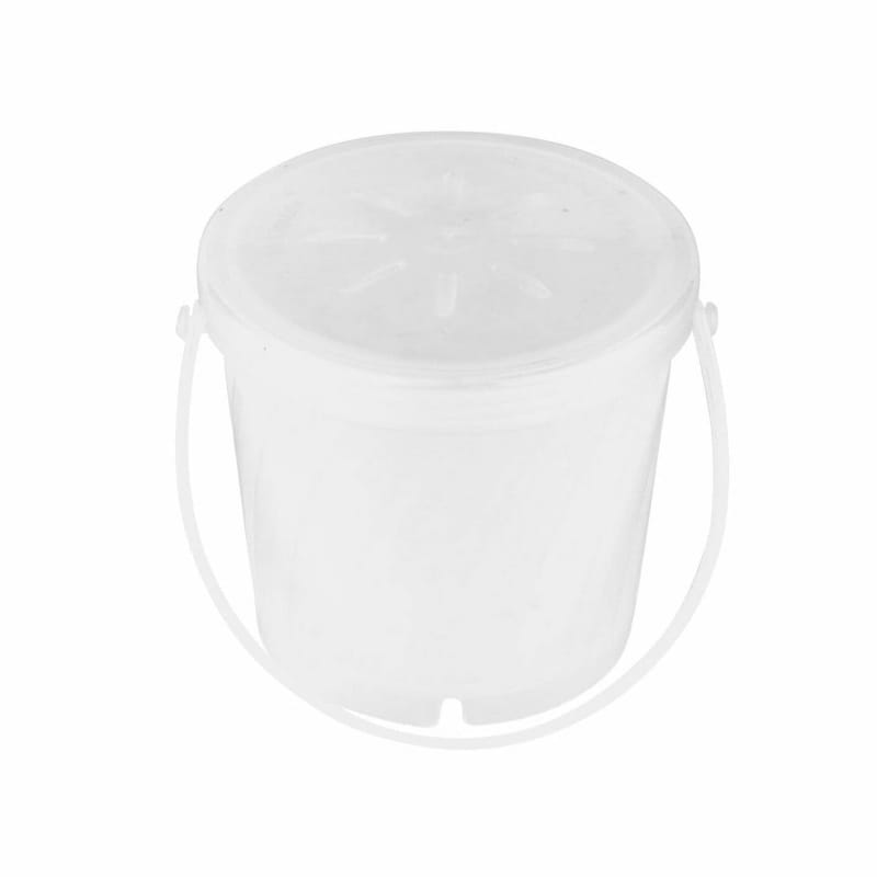 G.E.T. Enterprises EC-13-1-CL 16 oz. Rim-Full, Polypropylene, Clear, Soup Reusable Container with Handle, 4.25" Top DIa., 3.75" Tall Reusable Takeout Container