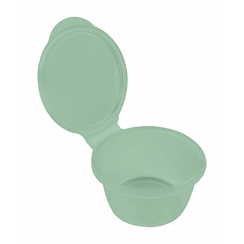 G.E.T. EC-31-JA 3 oz Eco Jade Sauce container Reusable Takeout Container