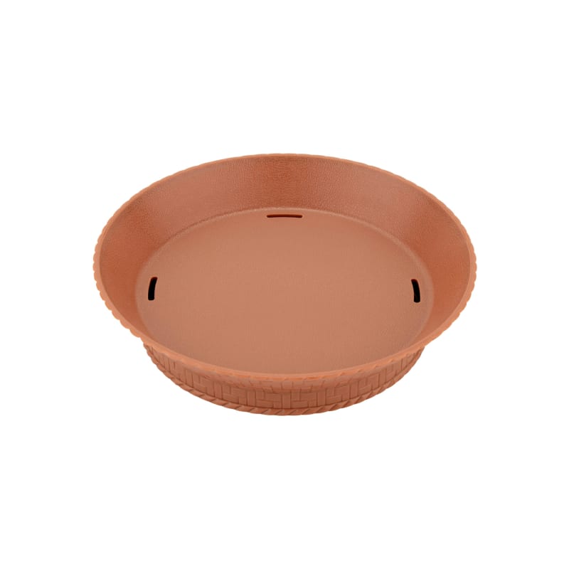 G.E.T. Enterprises RB-891-TER Multi-Tasking Baskets oz. Round Terracotta Polypropylene Basket