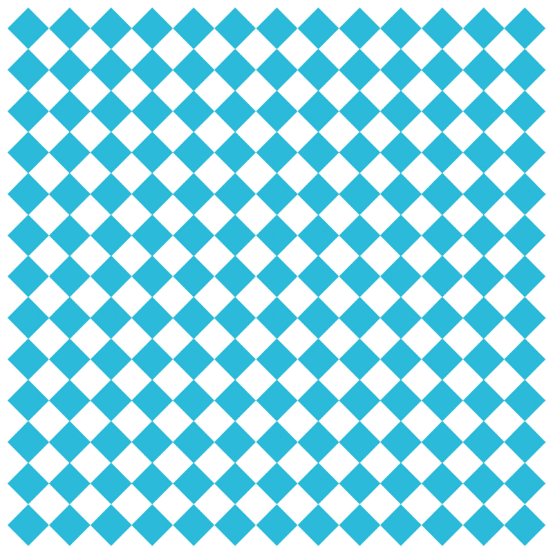 Clipper Mill by G.E.T. P-BLC-1212-W 12" x 12" Grease-Resistant Food-Safe Sandwich Wrap Paper / Deli Wrap Paper / Blue Checker on White Paper, 1000 pieces./cs.