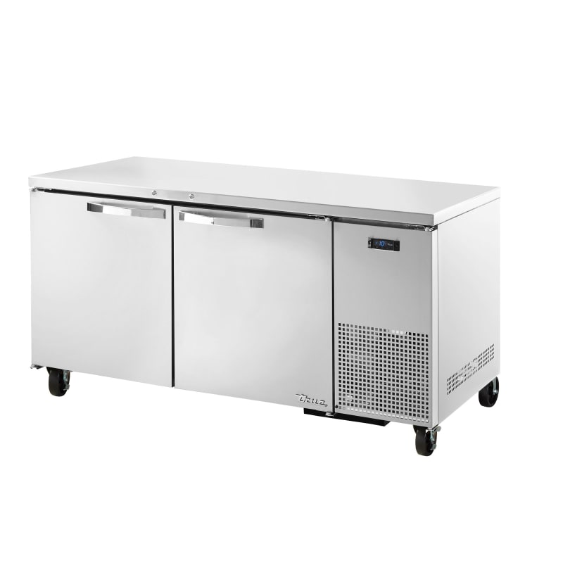 True TUC-67F-HC~SPEC3 67" W Undercounter Freezer, Silver