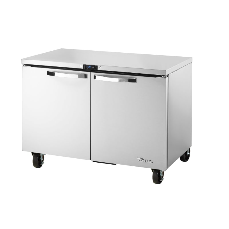 True TUC-48F-HC~SPEC3 48" W Stainless Undercounter Freezer, Silver