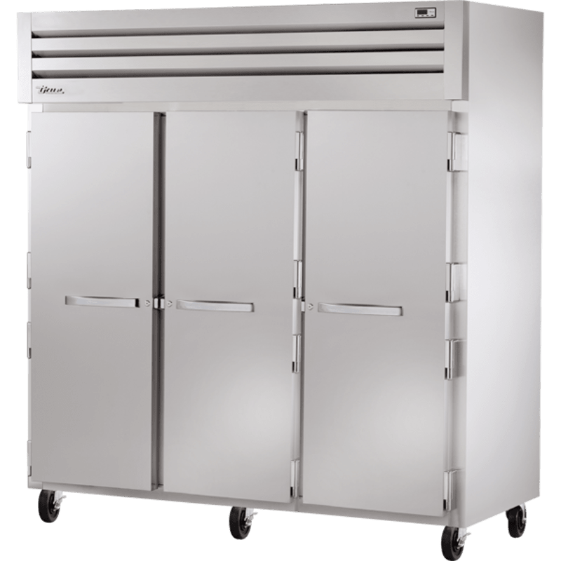 True STR3F-3S-HC 78" Reach-In Freezer Three Solid Doors