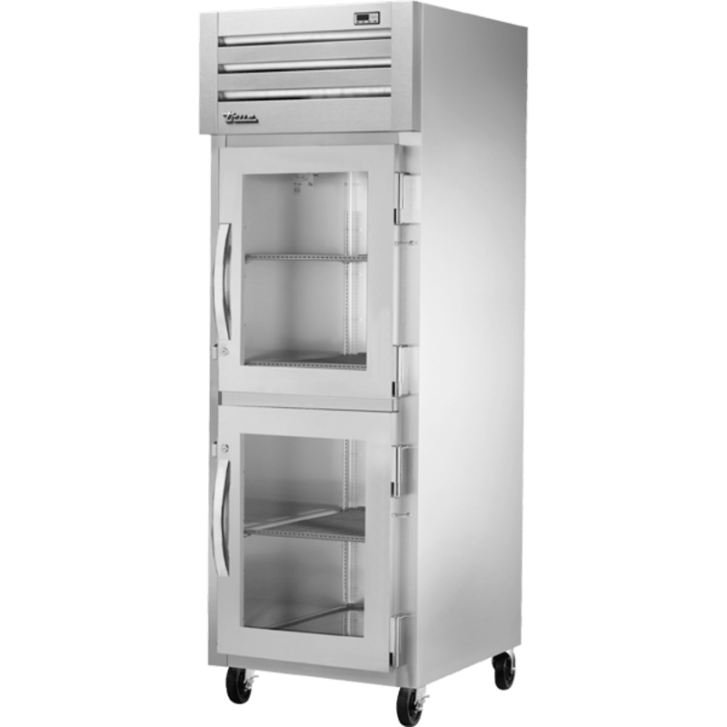 True STA1F-2HG-HC 27 1/2" Reach-In Freezer with Two Half Glass Doors