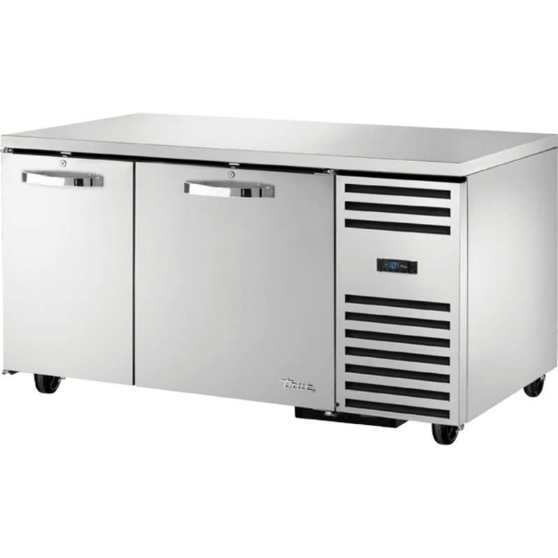 True TUC-60-32F-HC~SPEC3 60" W Undercounter Freezer, Reach-In, Silver