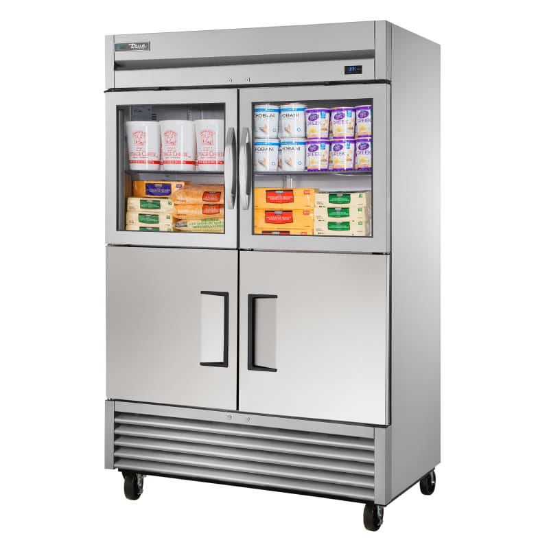True TS-49-2-G-2-HC~FGD01 54 1/10" Reach-In Refrigerator with Two Solid Doors