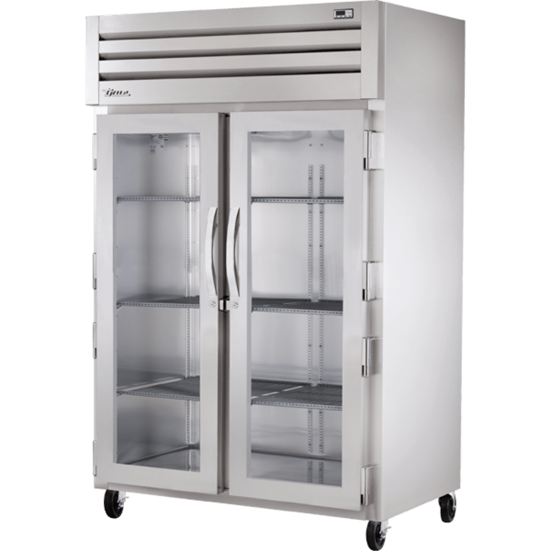 True STA2R-2G-HC 52 3/5" Two Section Reach-In Refrigerator, Silver