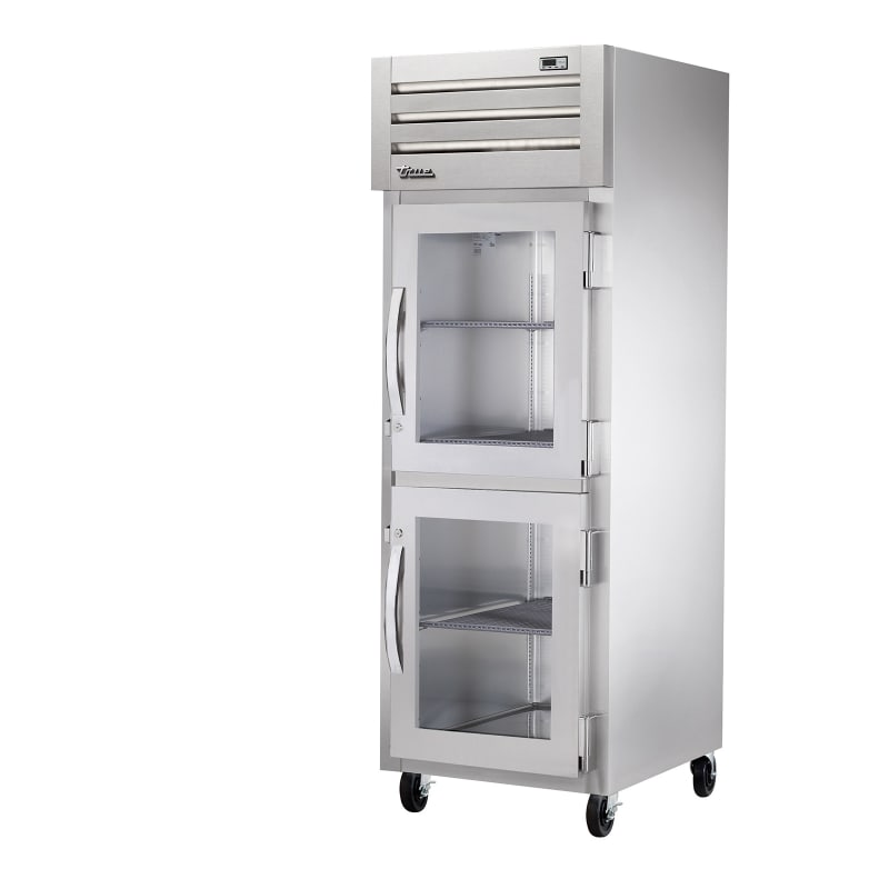 True STG1R-2HG-HC 27 1/2" One Section Reach-In Refrigerator, Silver