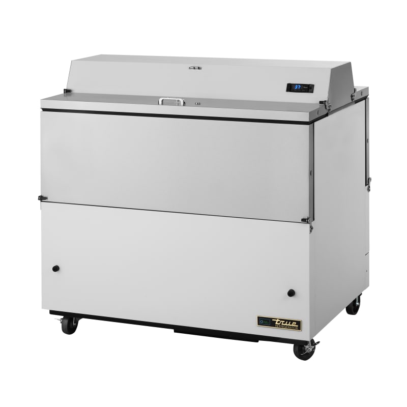 True TMC-49-DS-SS-HC Milk Cooler w/ Top & Side Access, Silver