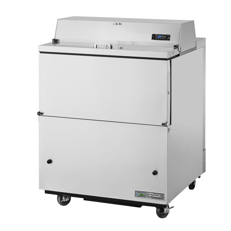 True TMC-34-S-SS-HC 34" Milk Cooler with Stainless Steel Exterior & Interior, Silver